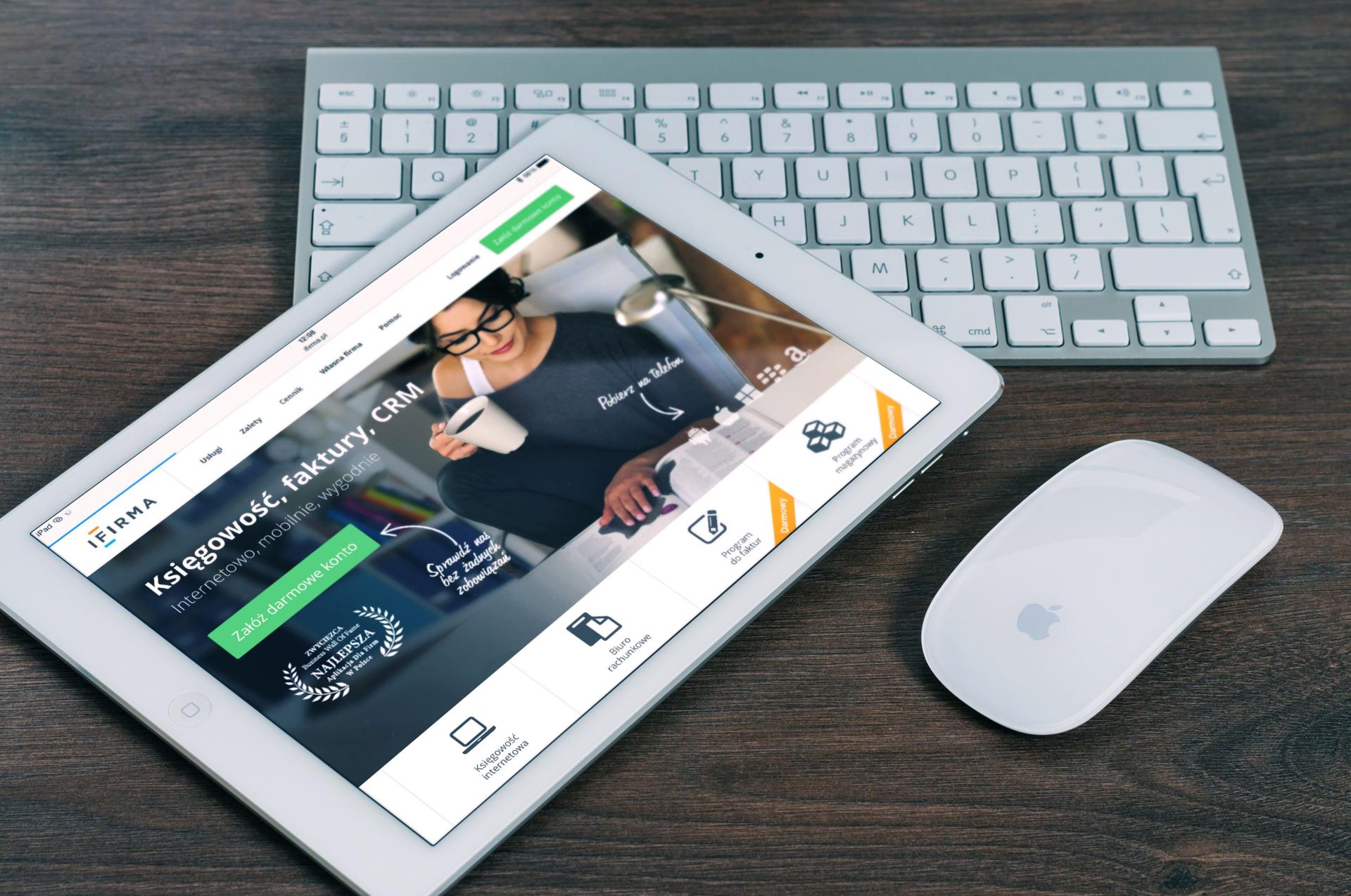 Podgląd systemu ERP na tablecie — integracja z procesami firmy